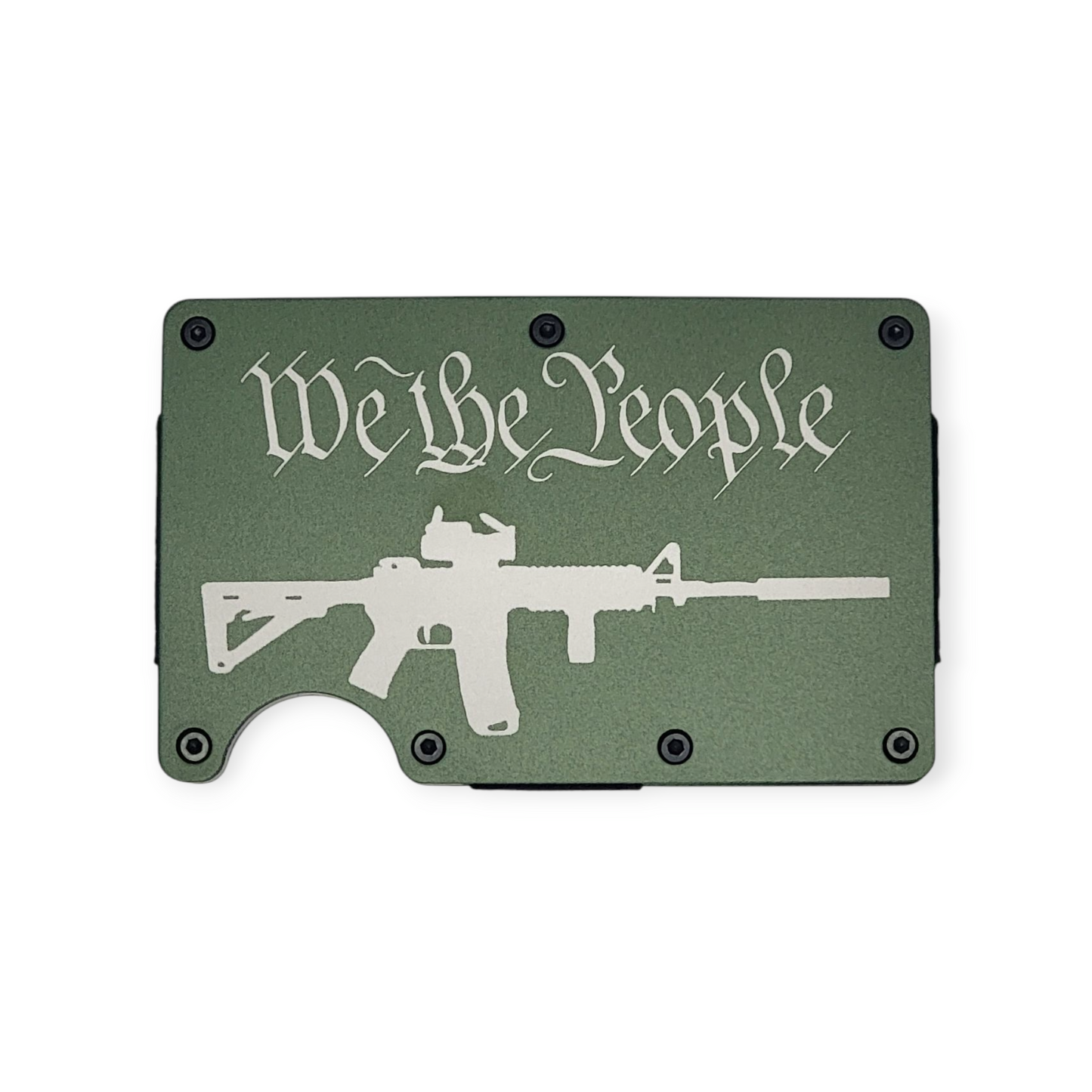 "M4 We The People" Slim Metal Wallet with money band