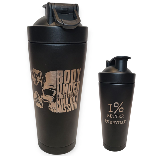 Body Under Construction 25oz Stainless Steel Shaker